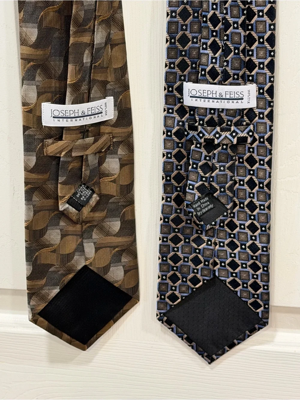 Joseph & Feiss 100% Silk Ties - Set of 2